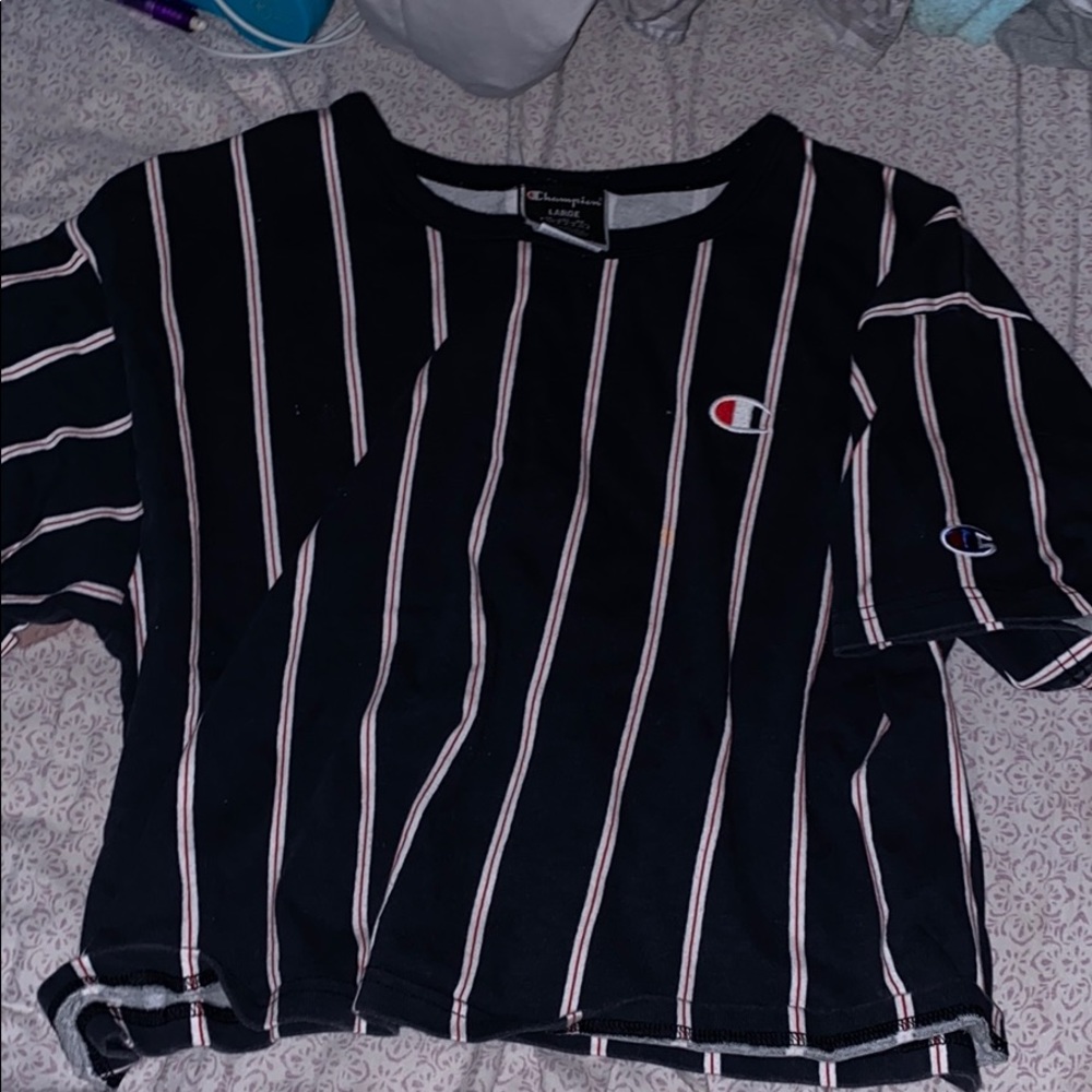 Champion Short-Sleeve Cropped Shirt